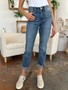 Judy Blue Full Size Cuffed Hem Slim Jeans