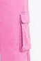American Bazi Full Size Drawstring Wide Leg Cargo Pants Plus Size