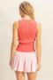 HYFVE Stretchy Ribbed Round Neck Sweater Tank