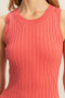 HYFVE Stretchy Ribbed Round Neck Sweater Tank
