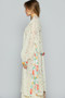 POL Floral Trim Lace Open Front Longline Cardigan