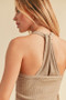 Aemi + Co Scoop Neck Ribbed Tank