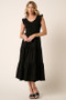 Mittoshop Smocked Ruffled Tiered Midi Dress