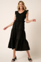 Mittoshop Smocked Ruffled Tiered Midi Dress