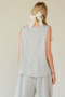Davi & Dani Drawstring Hem Round Neck Tank and Pants Set