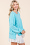 Mittoshop Mineral Wash Waffle Long Sleeve Sweatshirt