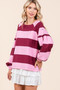 Mittoshop Striped Snap Shoulder Long Sleeve T-Shirt