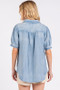 Mittoshop Collared Neck Puff Sleeve Shirt