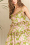 ADORA Ruffled Tiered Scoop Neck Cami Dress
