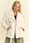 Davi & Dani Faux Fur Zip Up Jacket