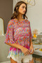 BiBi Openwork Fringed Knit Cover Up