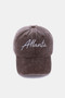 Zenana Washed ATLANTA Embroidered Baseball Cap