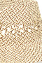 Fame Cutout Woven Straw Hat