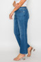 bytos Full Size Cat's Whiskers Mid Rise Ankle Jeans