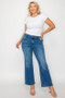 bytos Full Size Cat's Whiskers Mid Rise Ankle Jeans