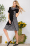 Celeste Full Size Decor Button Short Sleeve Dress with Pockets Plus Size