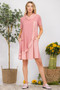 Celeste Full Size Decor Button Short Sleeve Dress with Pockets Plus Size
