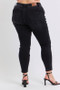 Judy Blue Full Size Mid Rise Tummy Control Skinny Jeans Plus Size