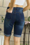 ADORA Distressed Denim Shorts with Pockets