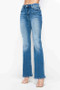 bytos Full Size Distressed High Rise Jeans with Pockets
