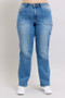 Judy Blue Full Size High Waist 90's Straight Jeans Plus Size