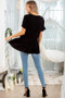 Heimish Full Size Ruffled V-Neck Short Sleeve Blouse Plus Size