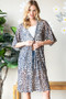 Heimish Full Size Leopard Open Front Cardigan Plus Size