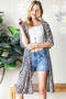 Heimish Full Size Leopard Open Front Cardigan Plus Size