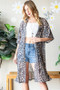 Heimish Full Size Leopard Open Front Cardigan Plus Size