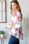 Heimish Full Size Multi Color Floral Blazers with Tunic Plus Size