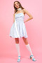 Mittoshop Ruched Detail Bubble Hem Mini Dress