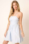 Mittoshop Ruched Detail Bubble Hem Mini Dress