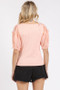 Mittoshop Frill Round Neck Half Sleeve Blouse