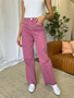 RFM Full Size High Rise Garment Dye Wide Leg  Jeans
