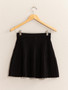HYFVE High Waist Knit Pleated Flare Mini Skirt