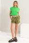 HYFVE Drawstring Hem Crop Top
