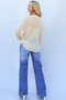 And The Why GRATEFUL Long Sleeve Knit Top