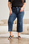 RFM Full Size Tummy Control High Waist Raw Hem Jeans
