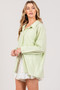 SAGE + FIG Striped Button Up Long Sleeve Shirt