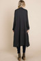 Culture Code Open Front Longline Cover Up with Pockets