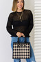 David Jones Argyle Pattern PU Leather Handbag