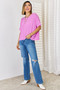 Zenana Full Size Round Neck Short Sleeve Top