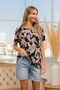 Sew In Love Full Size Paisley Print Round Neck Short Sleeve T-Shirt