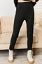 Basic Bae Full Size Notched Long Sleeve Top and Pants Set