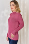 Basic Bae Full Size Ribbed Mock Neck Long Sleeve T-Shirt
