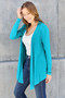 Basic Bae Full Size Open Front Long Sleeve Cardigan