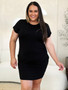 Basic Bae Full Size Round Neck Short Sleeve Dress with Pockets