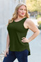 Basic Bae Full Size Round Neck Curved Hem Tank