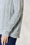 BiBi Cable Knit Round Neck Sweater