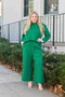 Double Take Full Size Textured Long Sleeve Top and Drawstring Pants Set